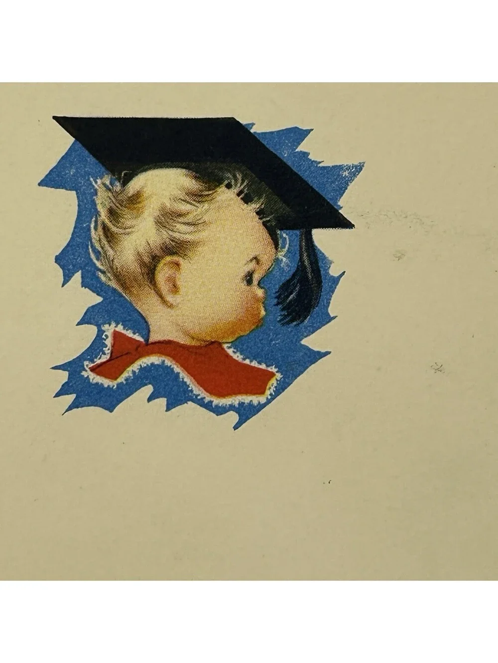 Vintage Charlot Byj New Baby Congratulations Card Unused Mid Century 1950s   N-2